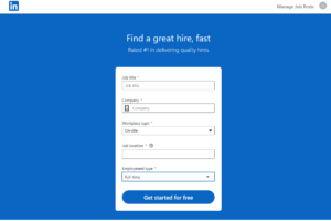 how to post a job on linkedin company page