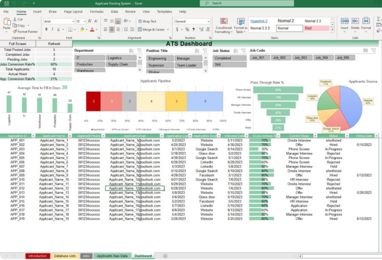 Candidate Tracker Notebook Top 13 Candidate Tracker Spreadsheet Solutions | Workello