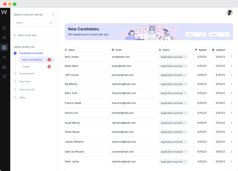 Top 13 Candidate Tracker Spreadsheet Solutions | Workello